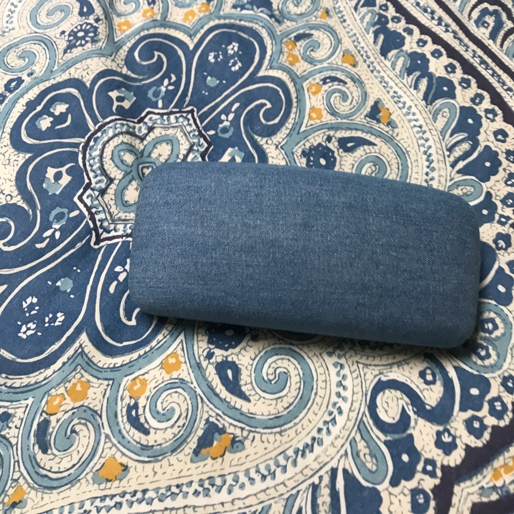 Madewell denim sunglass case