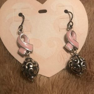 Brighton breast cancer earrings