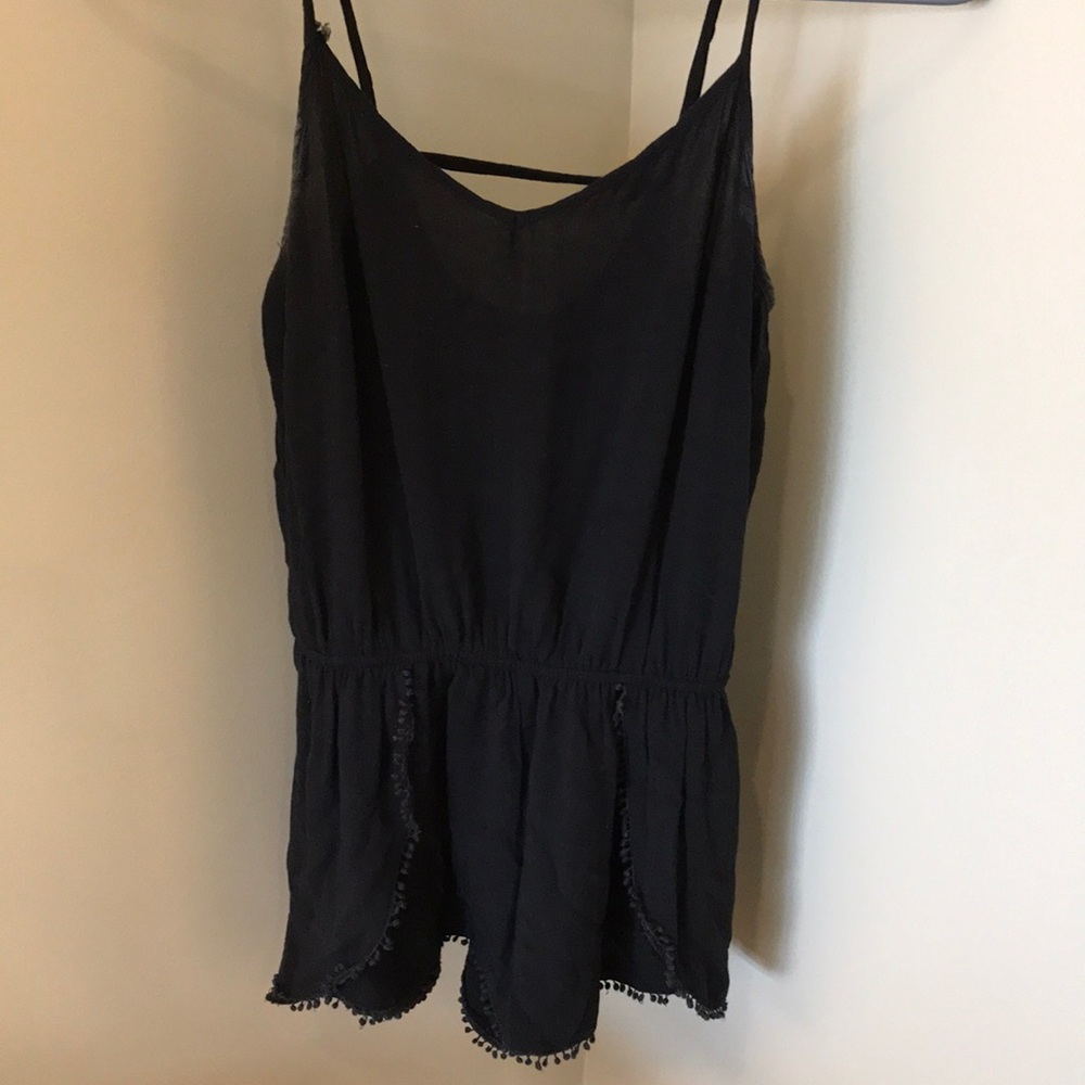 AEO black romper