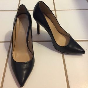 Zara Heels Black Leather