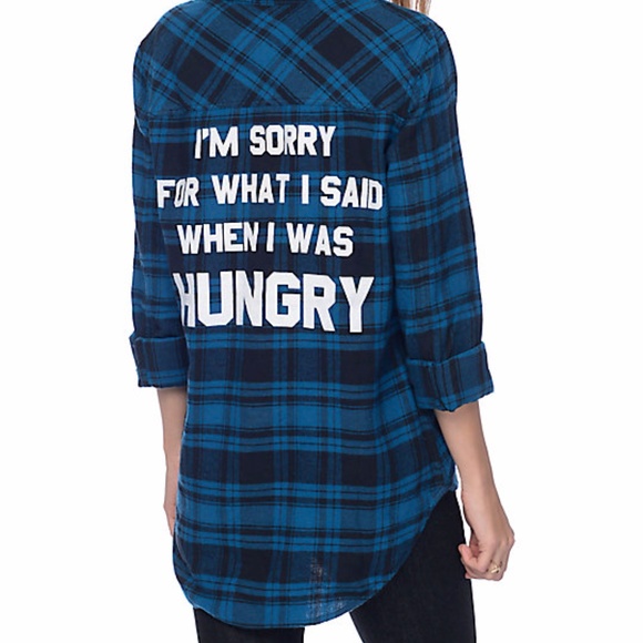 Jac Vanek Tops - FINAL PRICE DROP! NWT Jac V Blue & Black Flannel