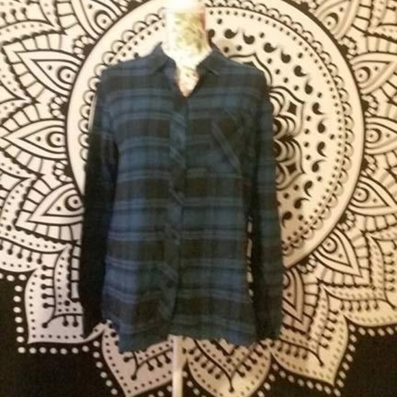 FINAL PRICE DROP! NWT Jac V Blue & Black Flannel - Picture 5 of 6