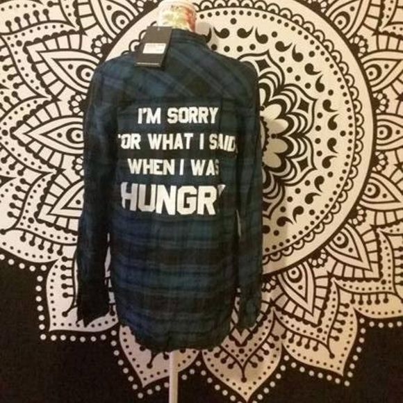 FINAL PRICE DROP! NWT Jac V Blue & Black Flannel - Picture 4 of 6