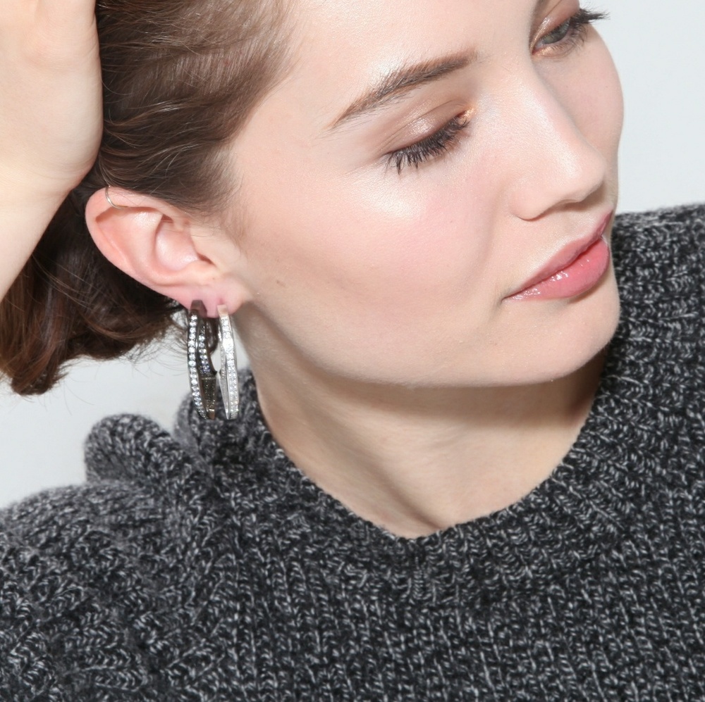 ROSE GOLD with SWAROVSKIS EARRINGS