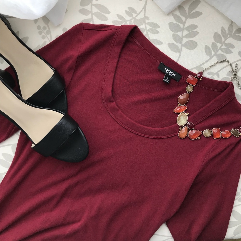 {Premise} Burgundy Dress, M