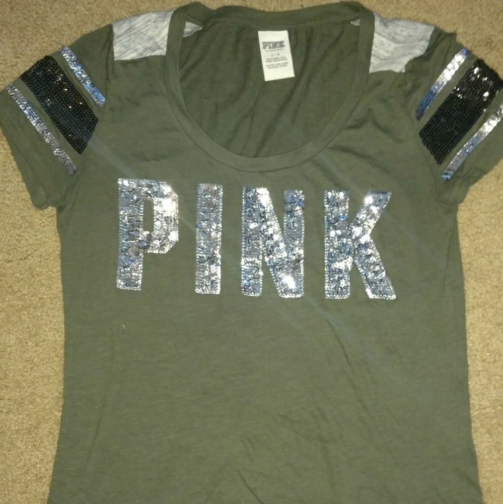 VS PINK sequin shirt