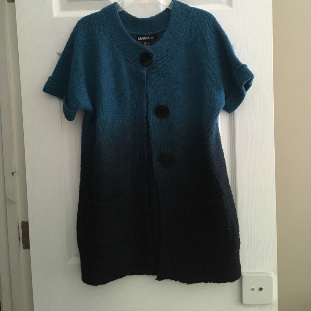 Ombré kensie sweater cardigan