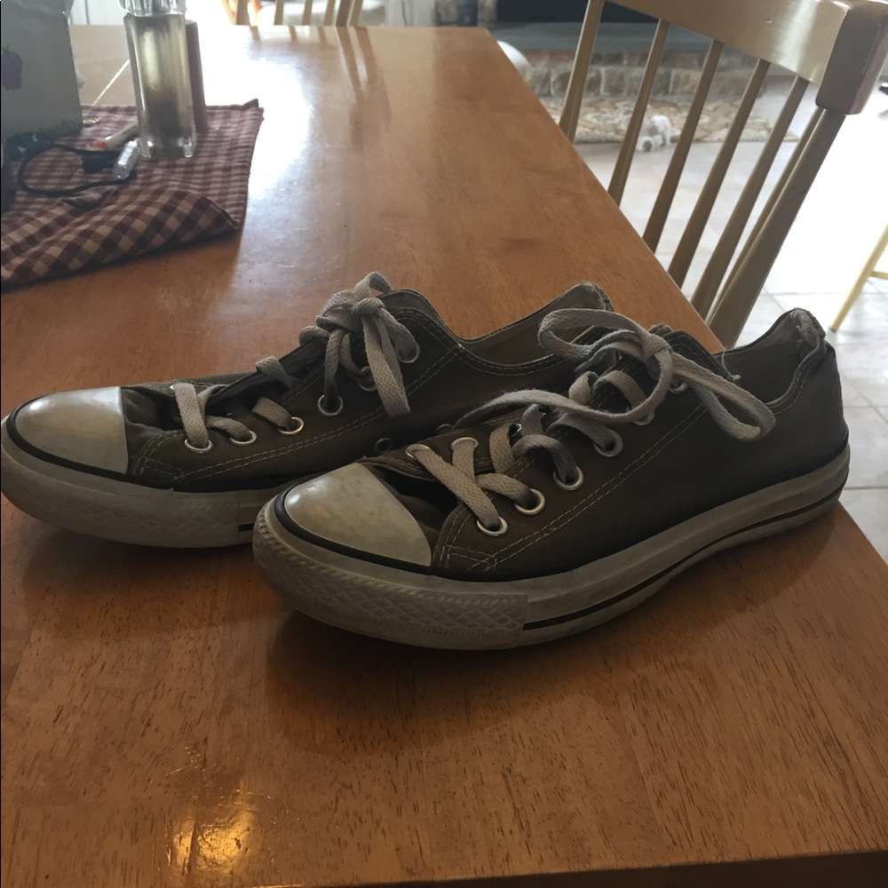 Grey Converse All Stars size men's 6/women's 8