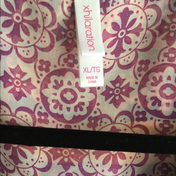 Mauve XL/TG Xhilaration Boho Jumper - Picture 2 of 4