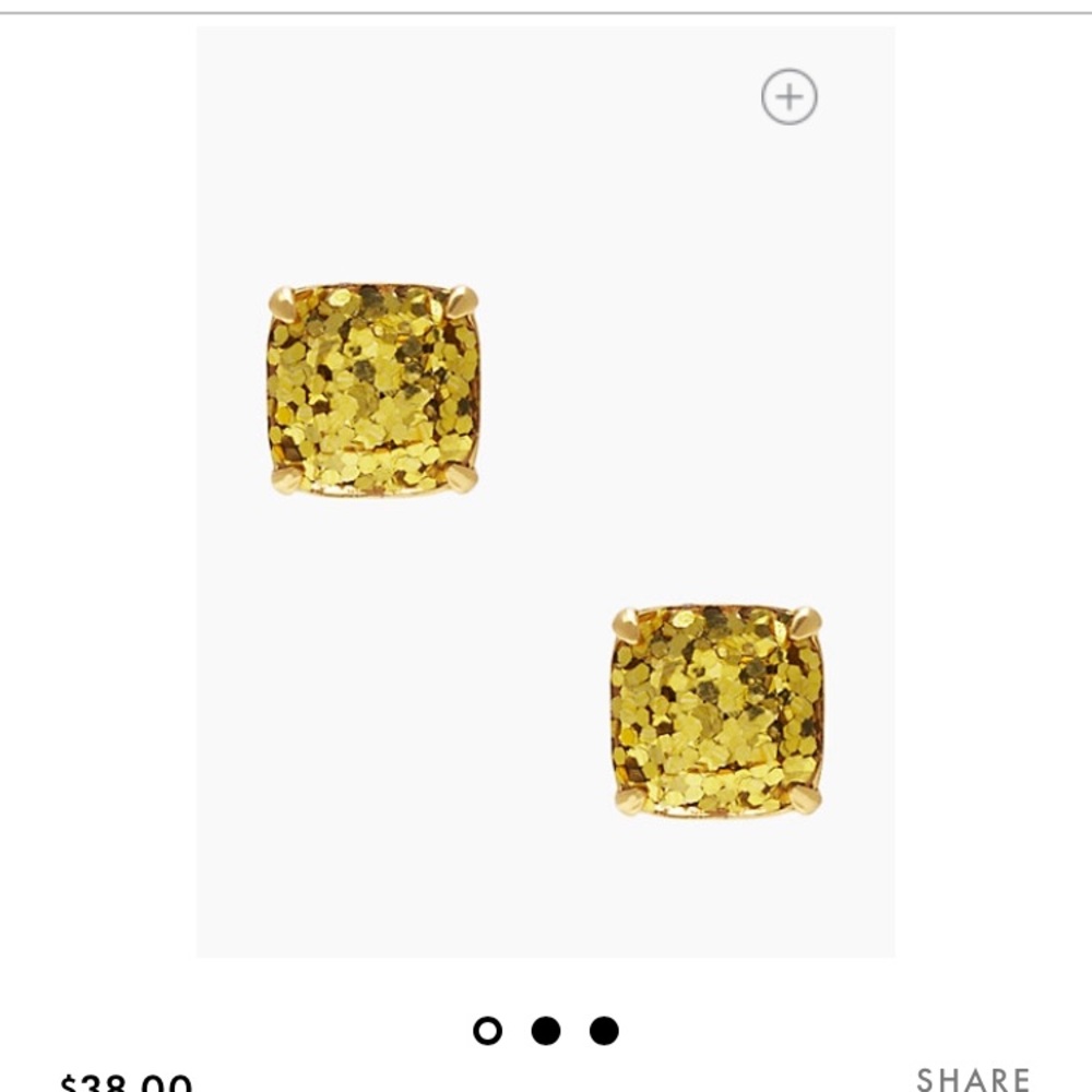 Kate Spade square stud earrings