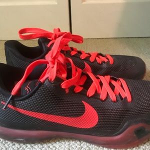 Kobe 10’s Black and Red