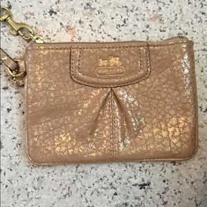 Coach Gold Wristlet