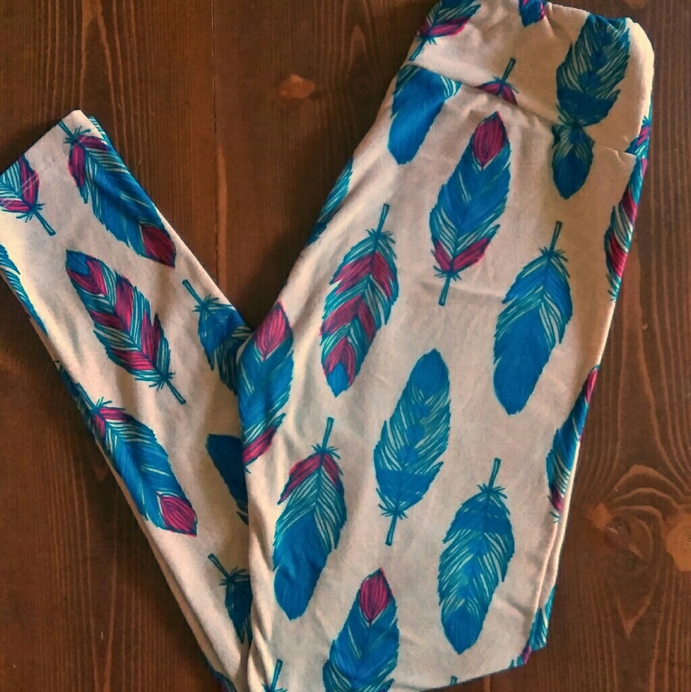 LuLaRoe OS FEATHER LEGGINGS
