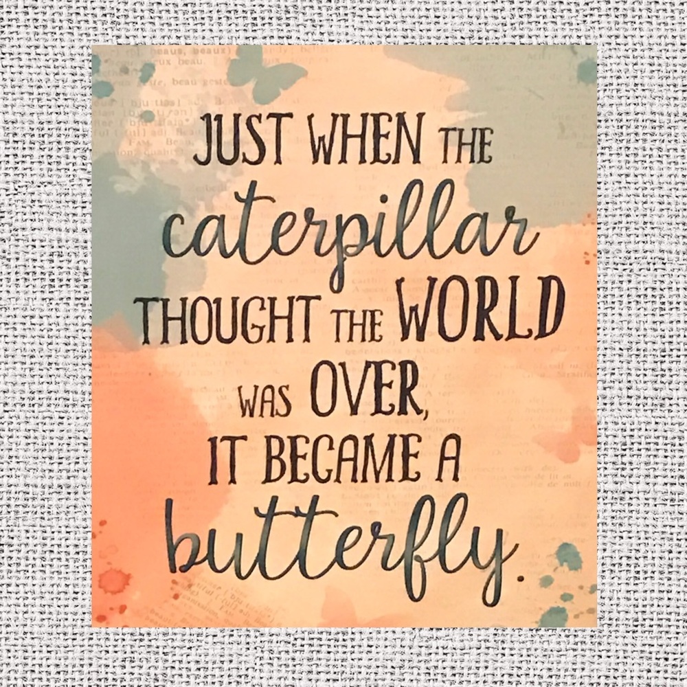 Don't ever give up
