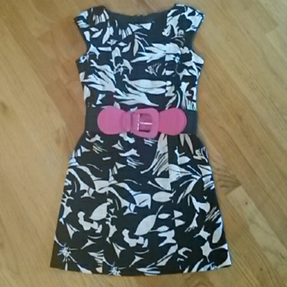 Bold Black and White Dress