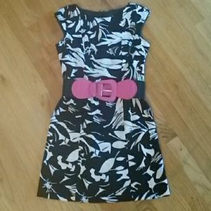 Bold Black and White Dress