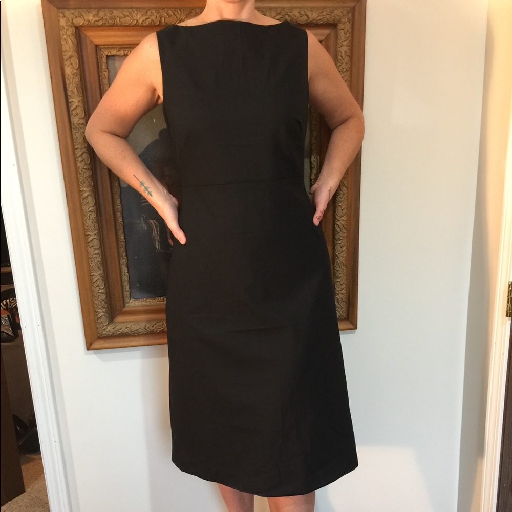Banana Republic Black Dress- wool spandex blend