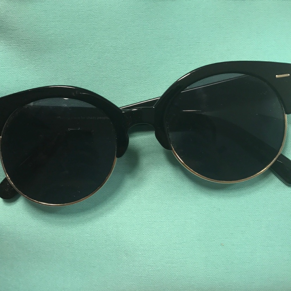 cat rimmed sunglasses