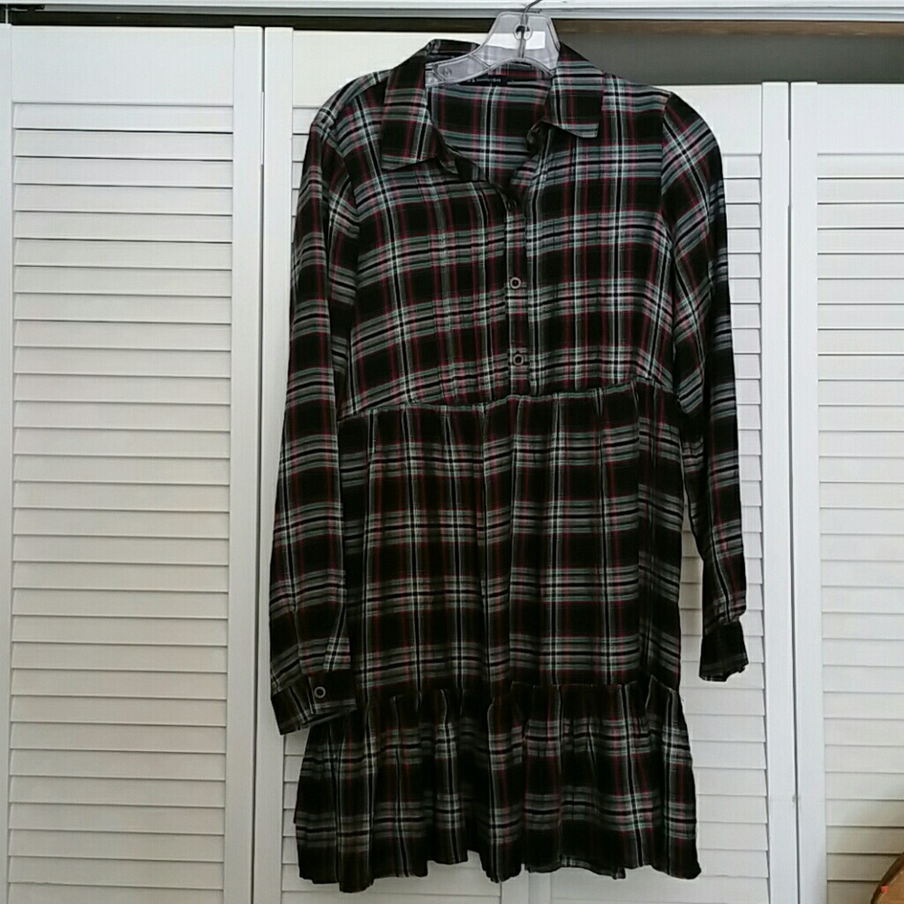 Plaid dress
