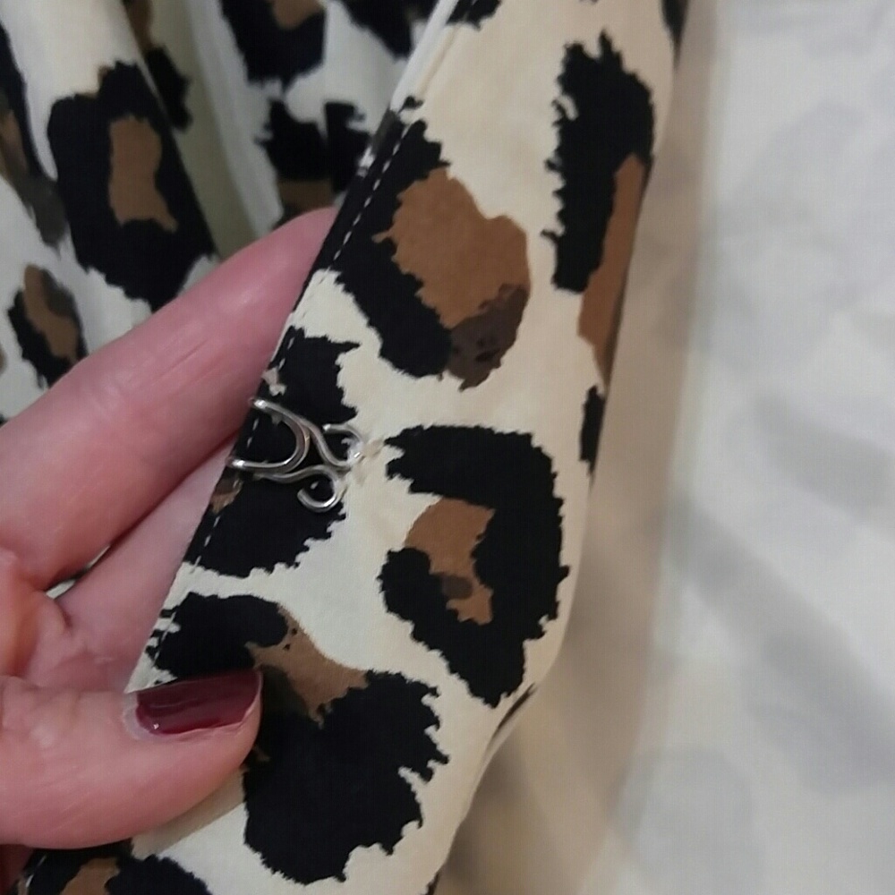 David Brooks Open Leopard Print Jacket - image 6