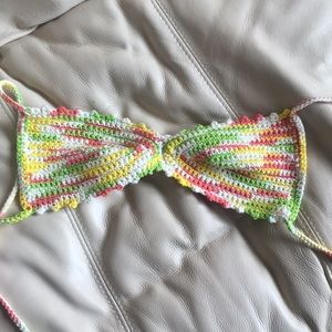 Crochet bando/bikini top
