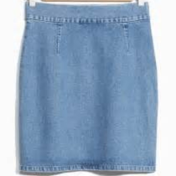 & Other Stories Denim Skirt Sz6 - Picture 8 of 8