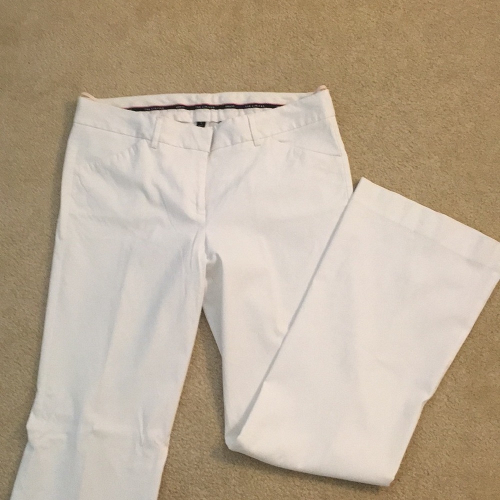 The Limited Drew Fit white pant