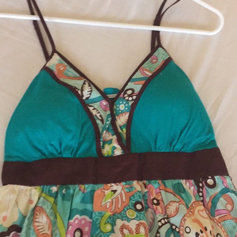 Colorful tank top dress