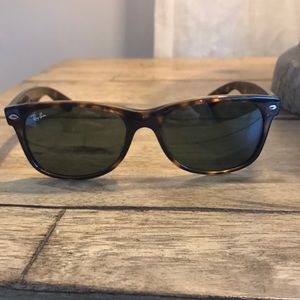Brown RayBan sunglasses!