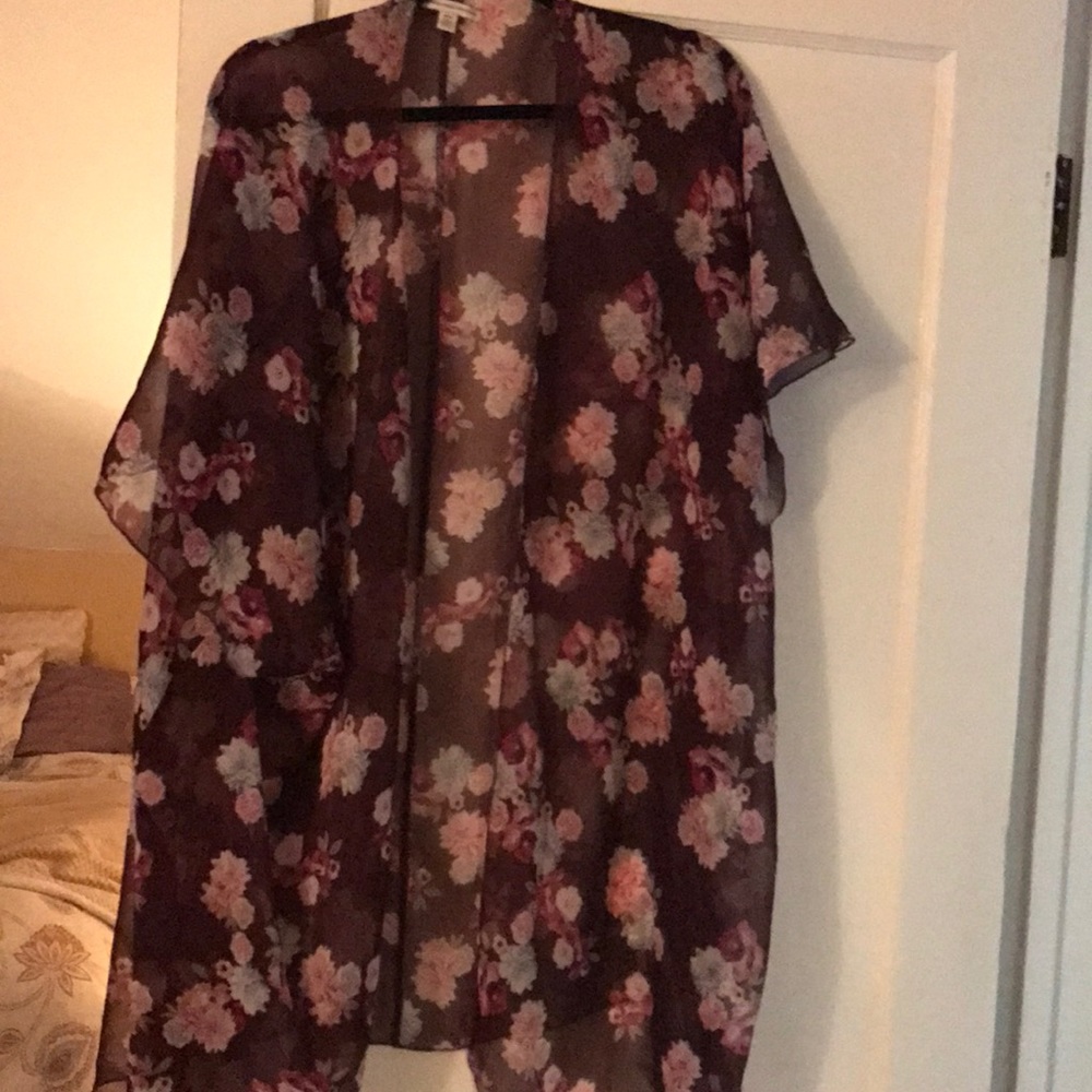 Floral Shawl/Kimono