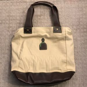 Patron beverage cooler tote.