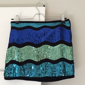 Sequin Mini-Skirt
