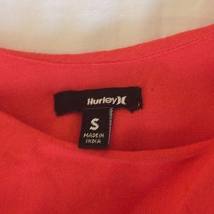 Orange Hurley summer dress