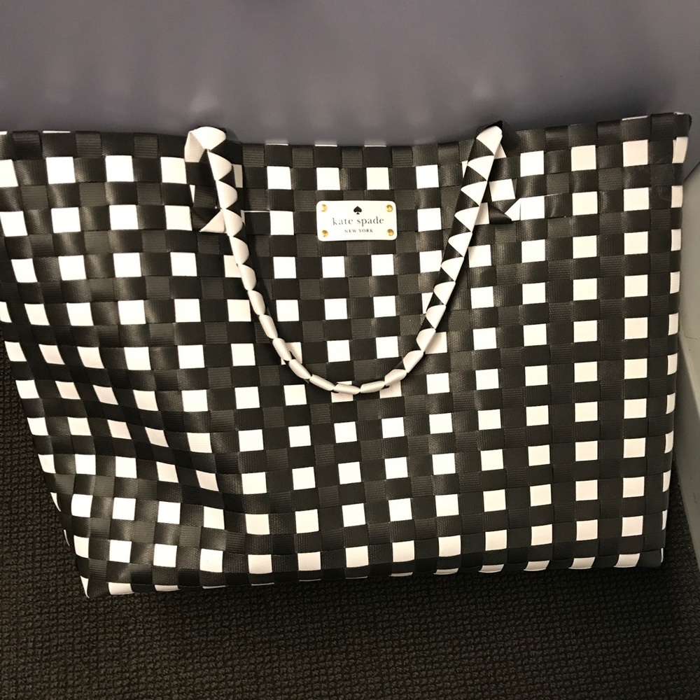 Kate Spade Checkered Tote Bag