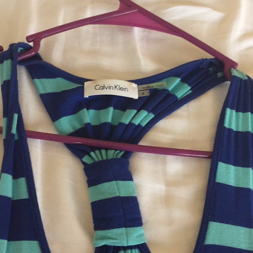 Stripped Calvin Klein maxi dress