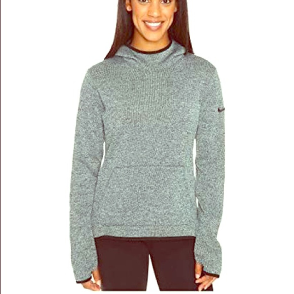 Nike therma fit sweater running hoodie grey small