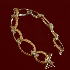 Three color Silver Bracelet