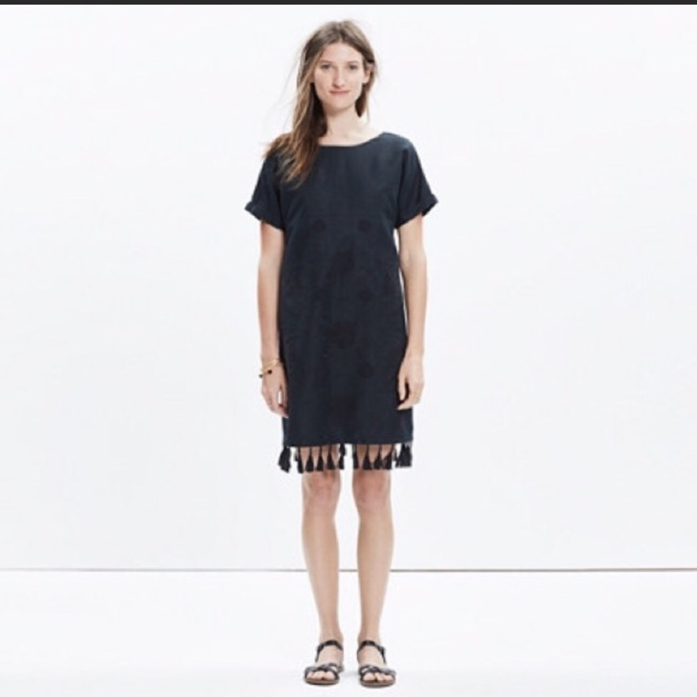 Madewell Fringe Shift Dress