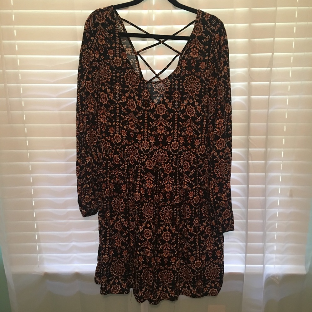 Fall Dress 🍁NWT Forever 21+ Long Sleeve 2X