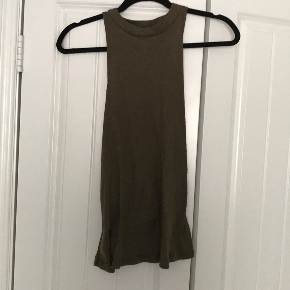 Free people tank olive size s