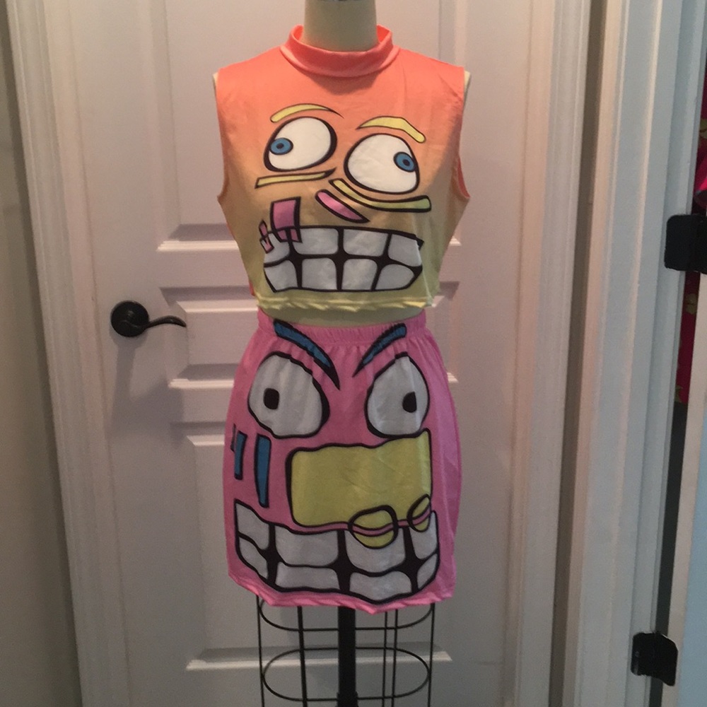 Cartoon Two Piece set