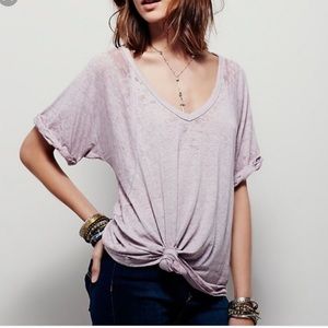 FREE PEOPLE "We the Free" Fallin T. Sz S. Lavendar