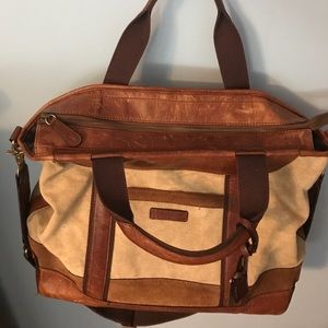 Frye leather weekend bag