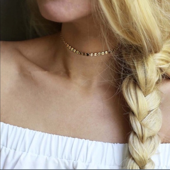 Jewelry - Silver coin choker NWOT