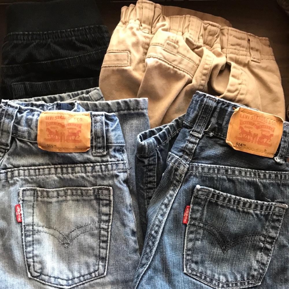 Toddler 4 Pants Bundle 3T