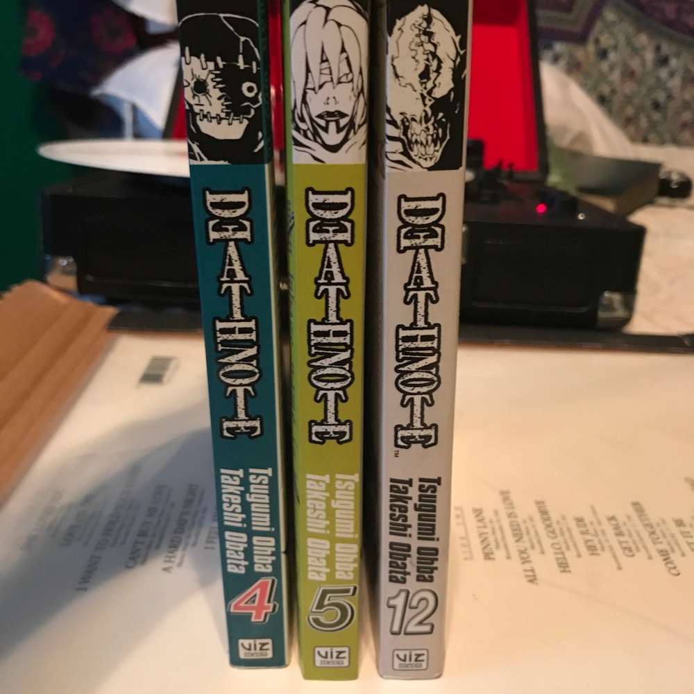 Death note anime 4, 5 and 12.