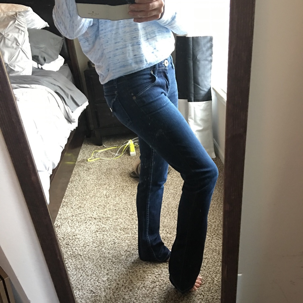 Hudson size 27 straight leg jeans gently worn