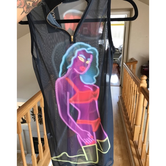 🚨Brand New🚨Unique Sheer Print Nympha Dress. - Picture 2 of 6