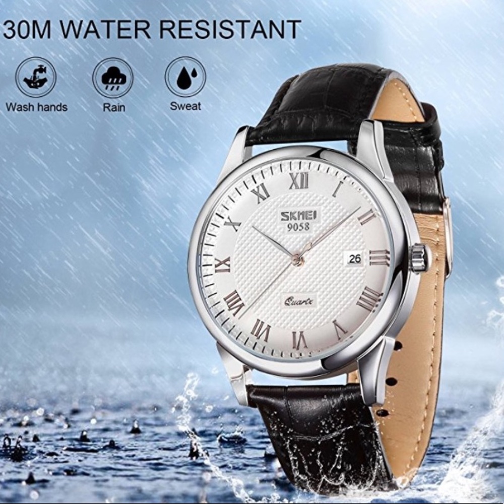 🌴host pick🌴 NEW Men's black leather watch