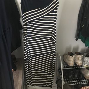 Anthropologie Bailey 44 frenchstripe column dress